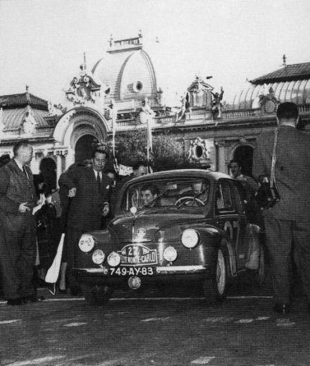 Jean Vial i Gaston Panuel – Renault 4CV.