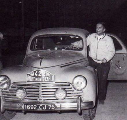 Charles De Cortanze i Contet – Peugeot 203.
