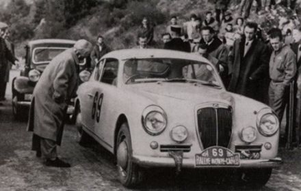Louis Chiron i Ciro Basadonna – Lancia Aurelia GT.