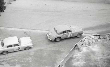Cecil Vard i Arthur Jolley – Jaguar Mk.VII, Carlo Bornand i Spiliotakis – Alfa Romeo 1900.