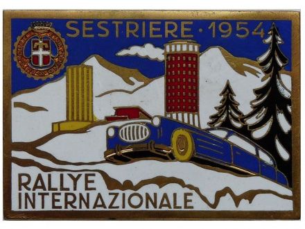 Rallye Sestriere - 1954r