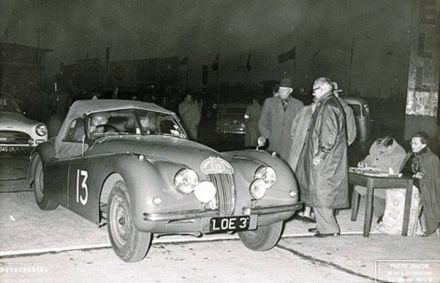 Frank P.W.Grounds i Lola E.Grounds – Jaguar XK 120.