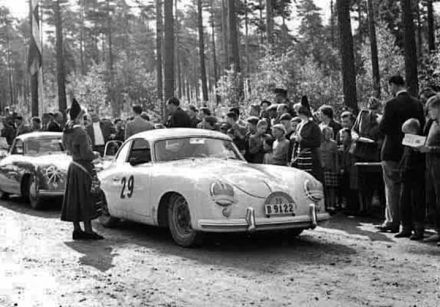 Harry Bengtsson i Bo Hellberg – Porsche 356/1300 Super.