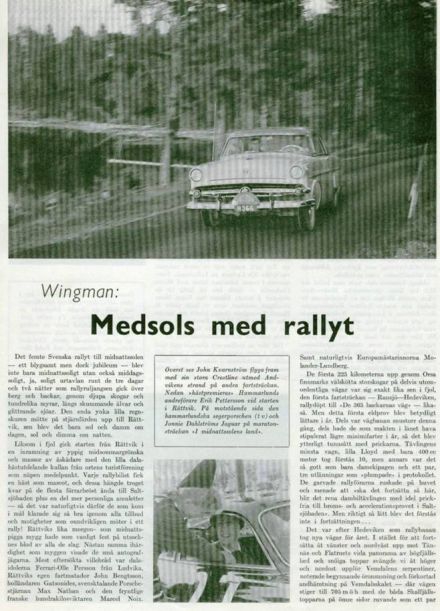 Svenska Rallyt - 1954r
