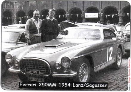 Karl Lanz i Sägesser – Ferrari 250 MM.