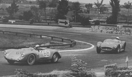 Jose Sala Herrarte Ariano i Asturias Hall - Porsche 550, Emilio Giletti i Luigi Musso - Maserati A6GCS /53.
