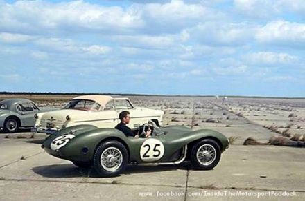 Charles Wallace i Carroll Shelby – Aston Martin DB 3S.