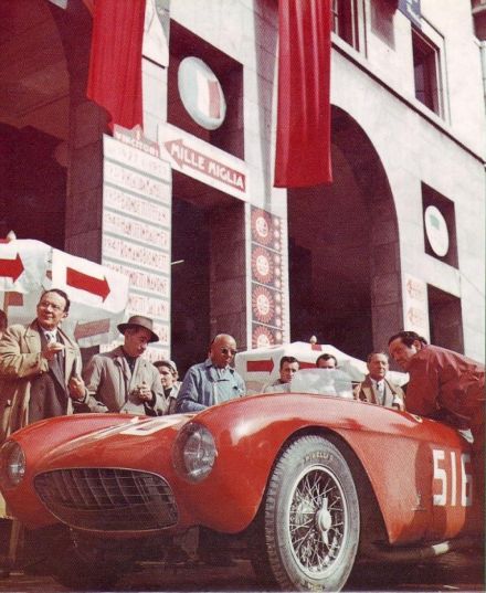 Franco Cortese i E.Perrucchini -  Ferrari 500 Mondial.