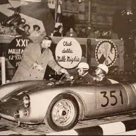 Hans Herrmann i Herbert Linge - Porsche 550.