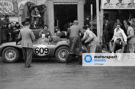 Peter Collins i Pat Griffith - Aston Martin DB3 S.