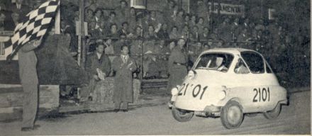 Domenico Stragliotto i Adolfo Montorio - Iso Isetta 750.