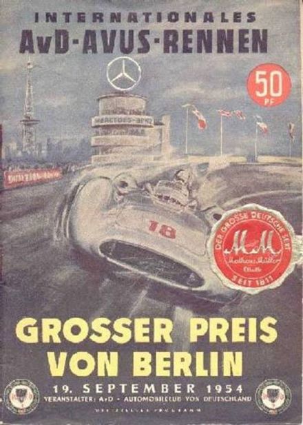 Avus GP Berlin - 1954r