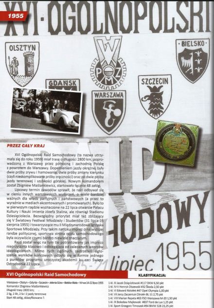 Rajd Polski - 1955r