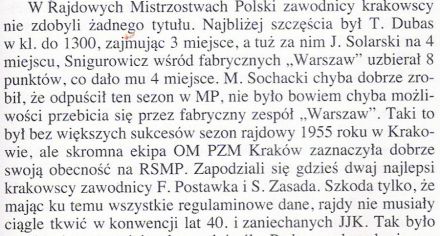 Pędzą samochody, mijają lata