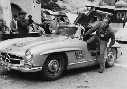 Hans Tak i Kokkes – Mercedes Benz 300 SL.