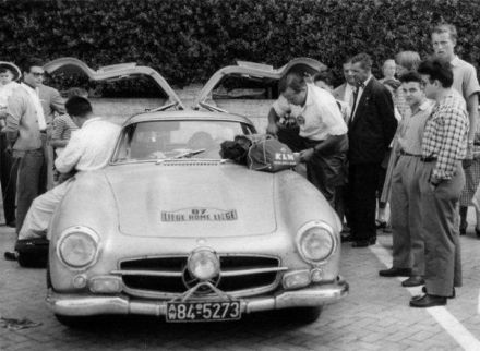 Werner Engel i Heinz Straub – Mercedes Benz 300 SL.