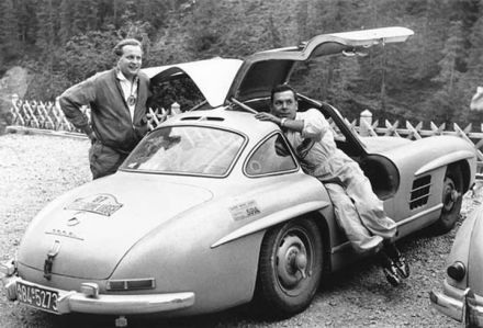 Werner Engel i Heinz Straub – Mercedes Benz 300 SL.