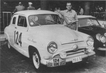 Georges Hacquin i Bossuyt – Simca Aronde.