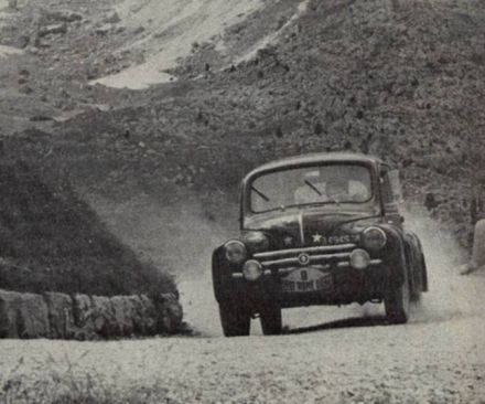 Bob Neyret i Audeoud – Renault 4 CV.