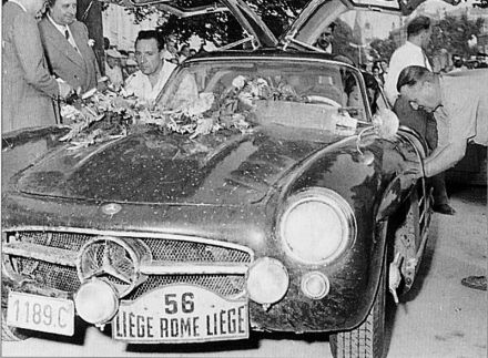 Olivier Gendebien i Pierre Stasse – Mercedes Benz 300 SL.