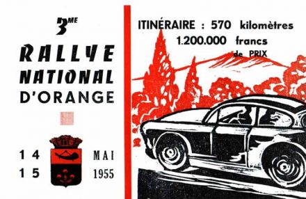 3 Rallye d’Orange - 1955r.