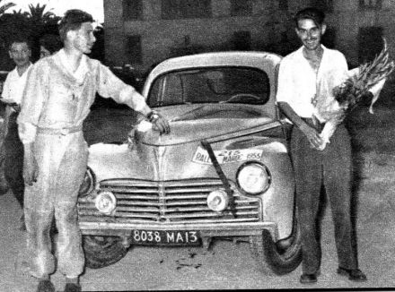 Jean Deschaseaux i Marteau – Peugeot 203.