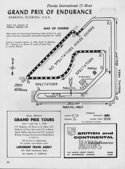 12h Sebring - 1955r.