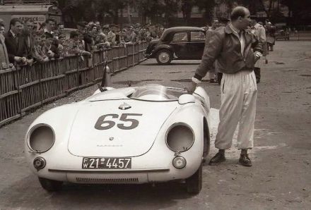 Gustave Olivier i Josef Jeser – Porsche 550 Spyder 4.