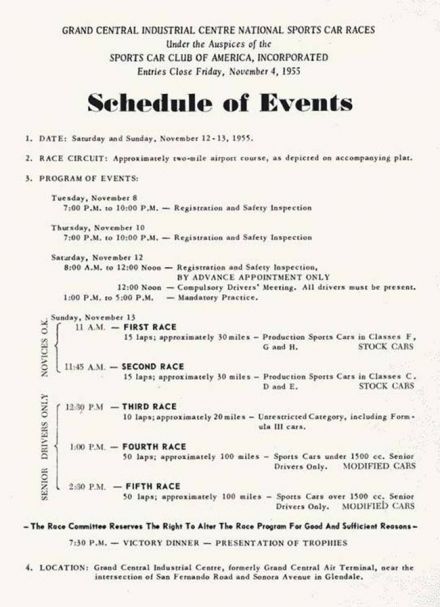 1 SCCA National Glendale - 1955r.