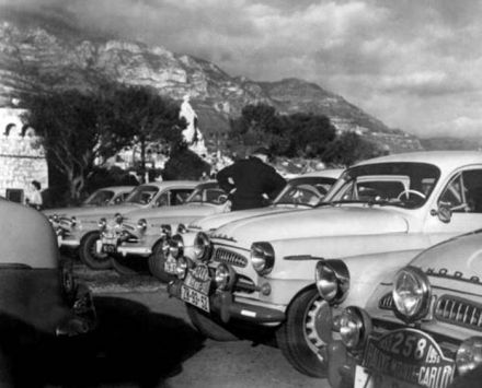 Rajd Monte Carlo - 1956 Zespół Škody.