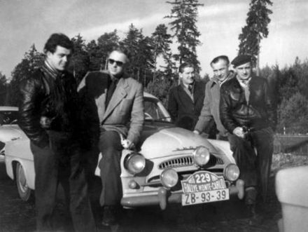 Miroslav Fousek i Vaclav Čižkovsky – Škoda 440 Spartak.