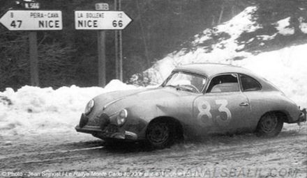 Madeleine Blanchoud i Lucienne Alziary de Roquefort – Porsche 356 Pre-A 1500.