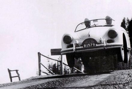 Allan Borgefors i Lars Sjöberg – Porsche 356 1600.