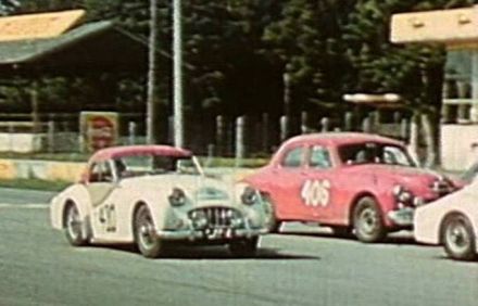 Jean Aumas i Andre Jeannin – Alfa Romeo, Andre Wicky i Carlo Bornand – Triumph TR3.