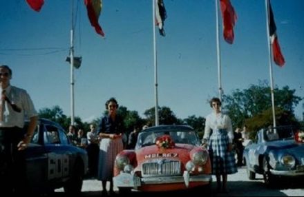 Nancy Mitchell i Pat Faichney – MG A.