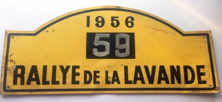 Rallye de la Lavande - 1956r