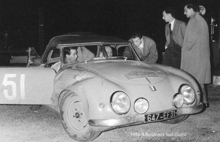 1 Rallye Bordeaux Sud-Ouest - 1956r.
