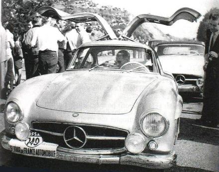 Stirling Moss i Georges Houel – Mercedes Benz 300 SL W198.
