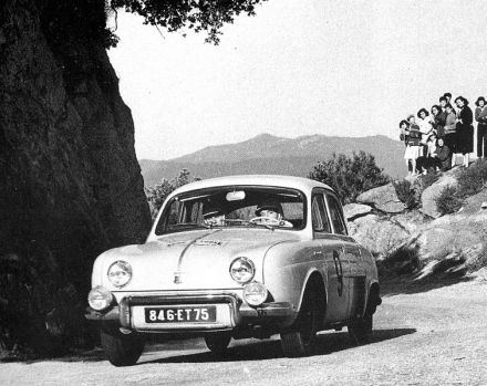 Gilberte Thirion i Nedge Ferrier – Renault Dauphine.