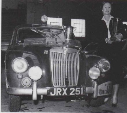 Nancy Mitchell – MG Magnette.