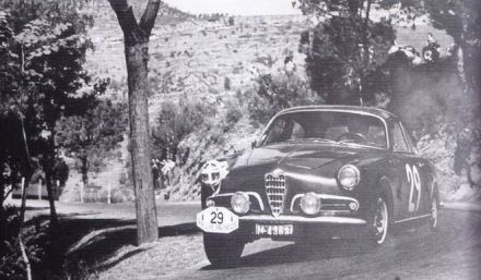 Salvador Fabregas i Joan Fernandes – Alfa Romeo Giulietta Sprint Veloce.