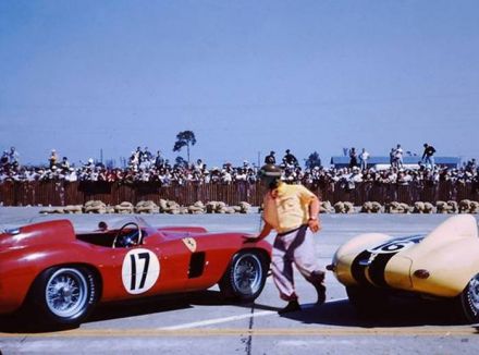 Juan Manuel Fangio i Eugenio Castellotti – Ferrari 860 Monza.