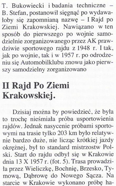 Pędzą saamochody, mijają lata