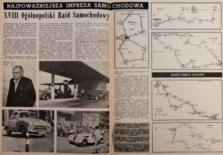 Ogólnopolski Raid Samochodowy - 1957r