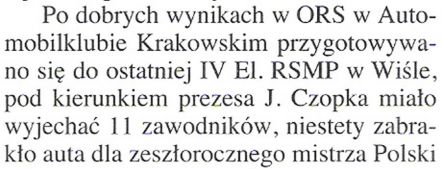Pędzą samochody, mijają lata