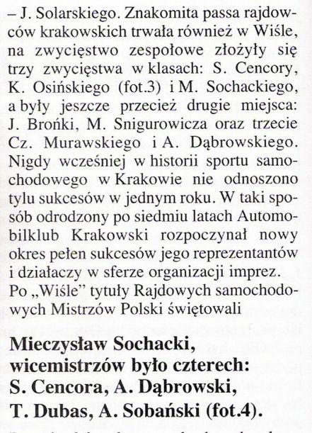 Pędzą samochody, mijają lata