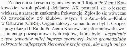 Pędzą samochody, mijają lata