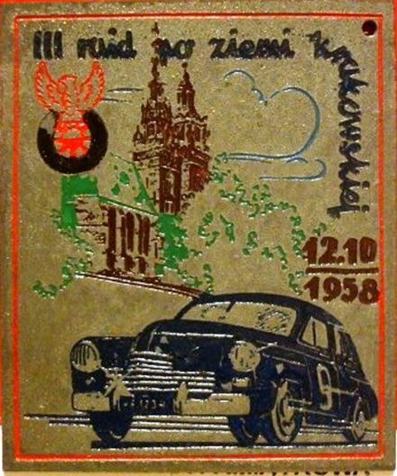3 Rajd po ziemi krakowskiej 1958r