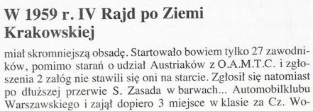 Pędzą samochody, mijają lata