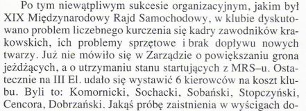 Pędzą samochody, mijają lata